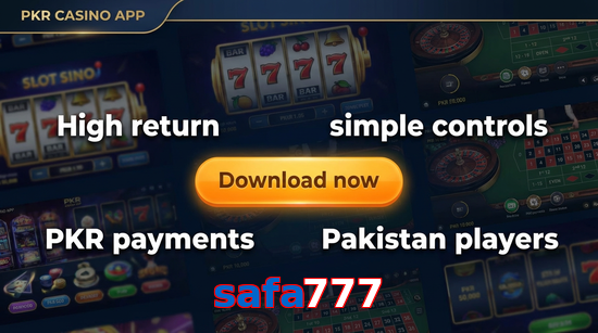 Main screen of Safa777 gamedownload page for PK players