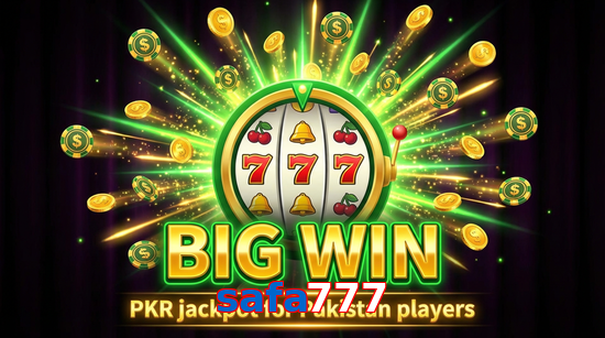 Big win animation on Safa777 slot game